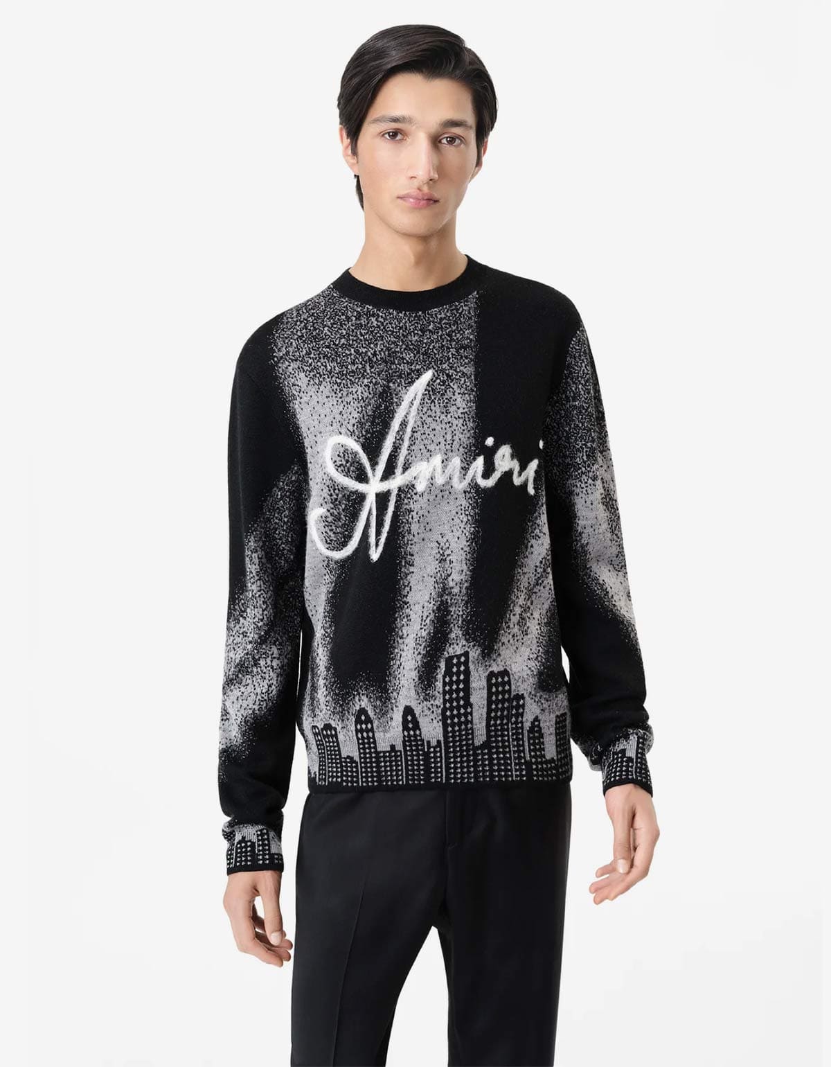 Amiri Black Spotlight Sweater