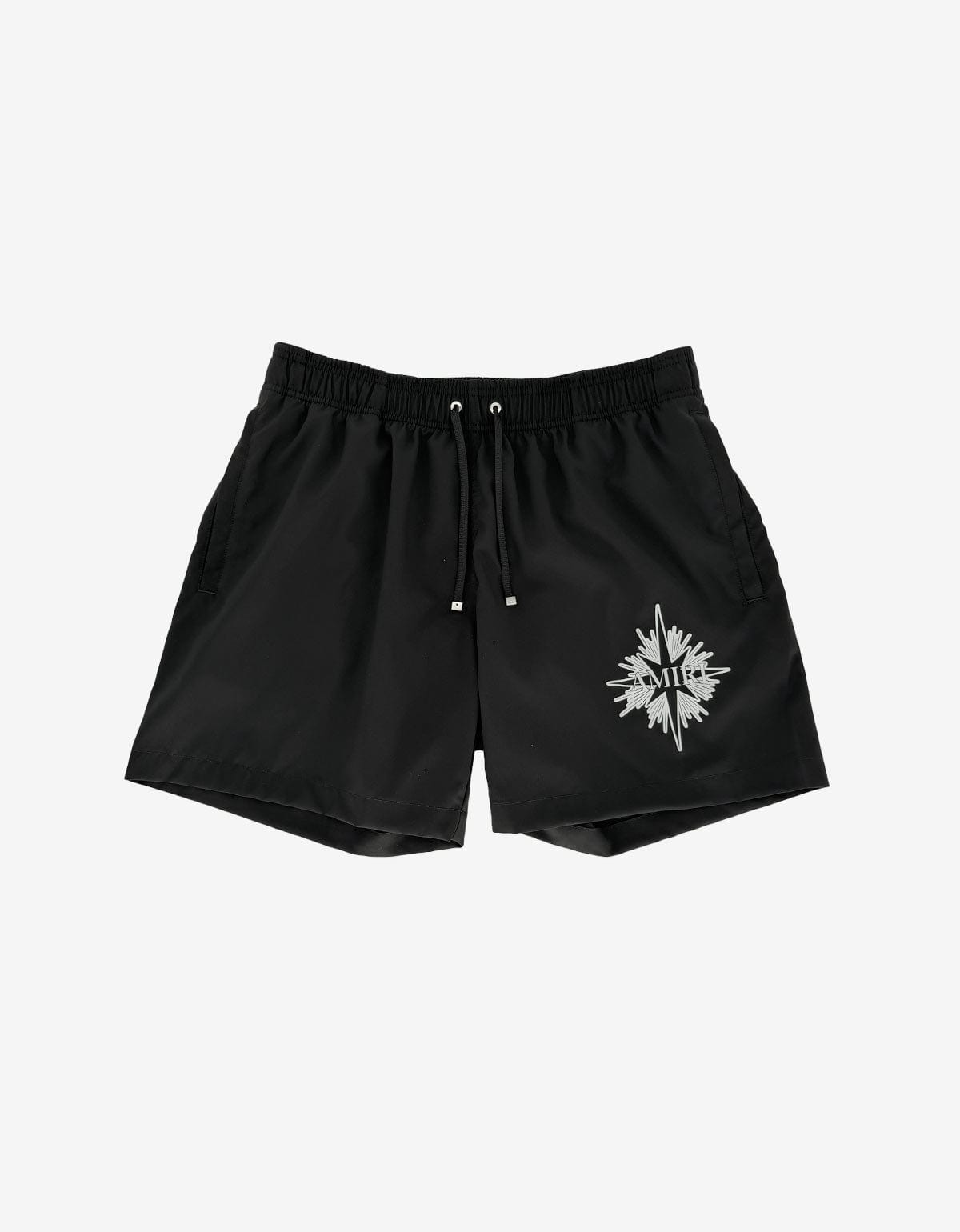 Amiri Black Starburst Swim Trunks