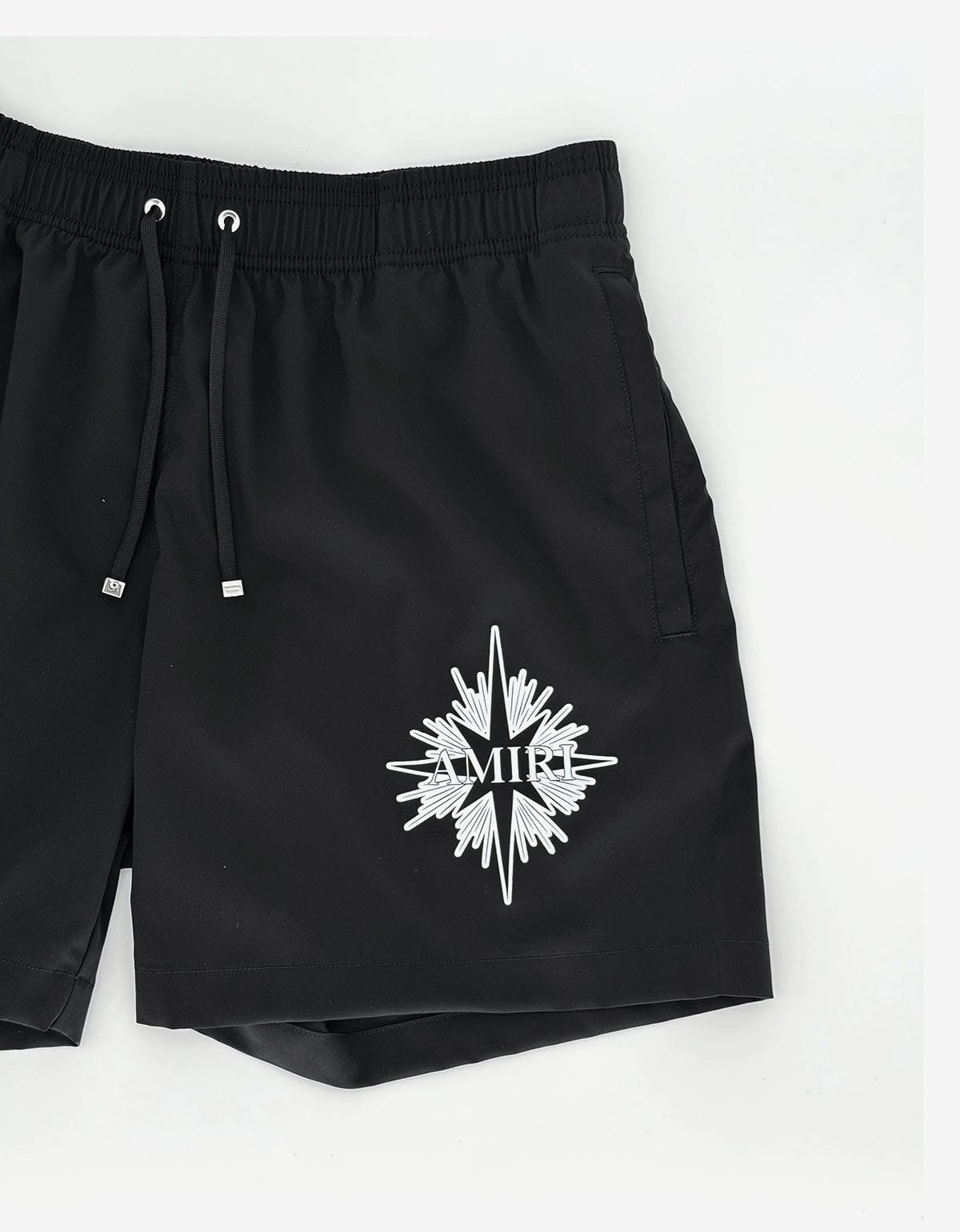 Amiri Black Starburst Swim Trunks