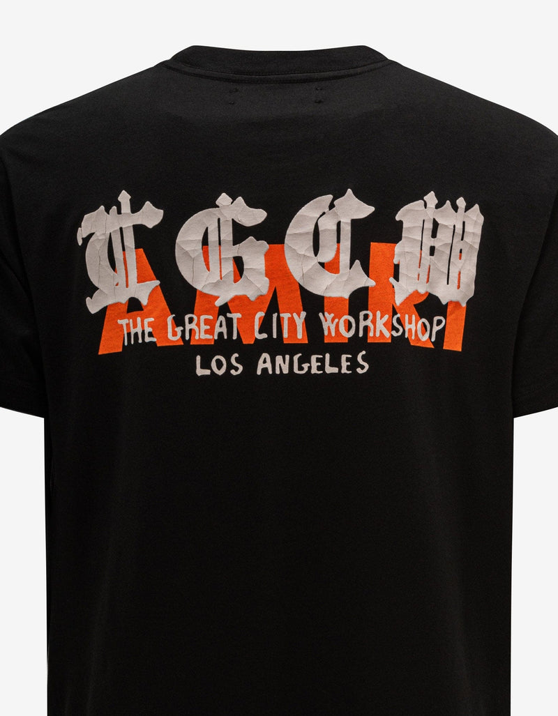 Amiri Black T.G.C.W. Logo T-Shirt