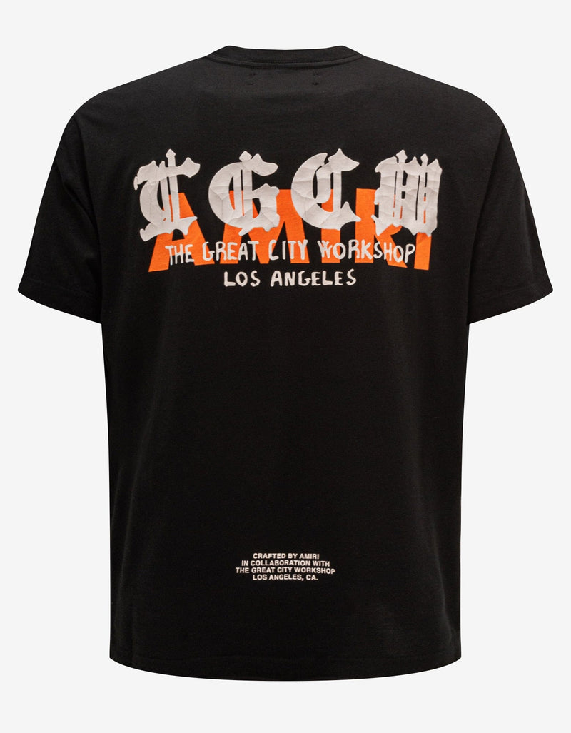 Amiri Black T.G.C.W. Logo T-Shirt