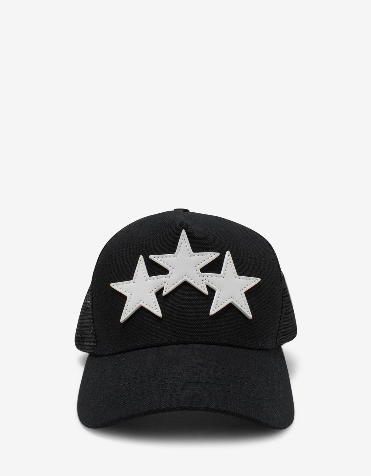 Amiri Black & White 3 Star Trucker Hat