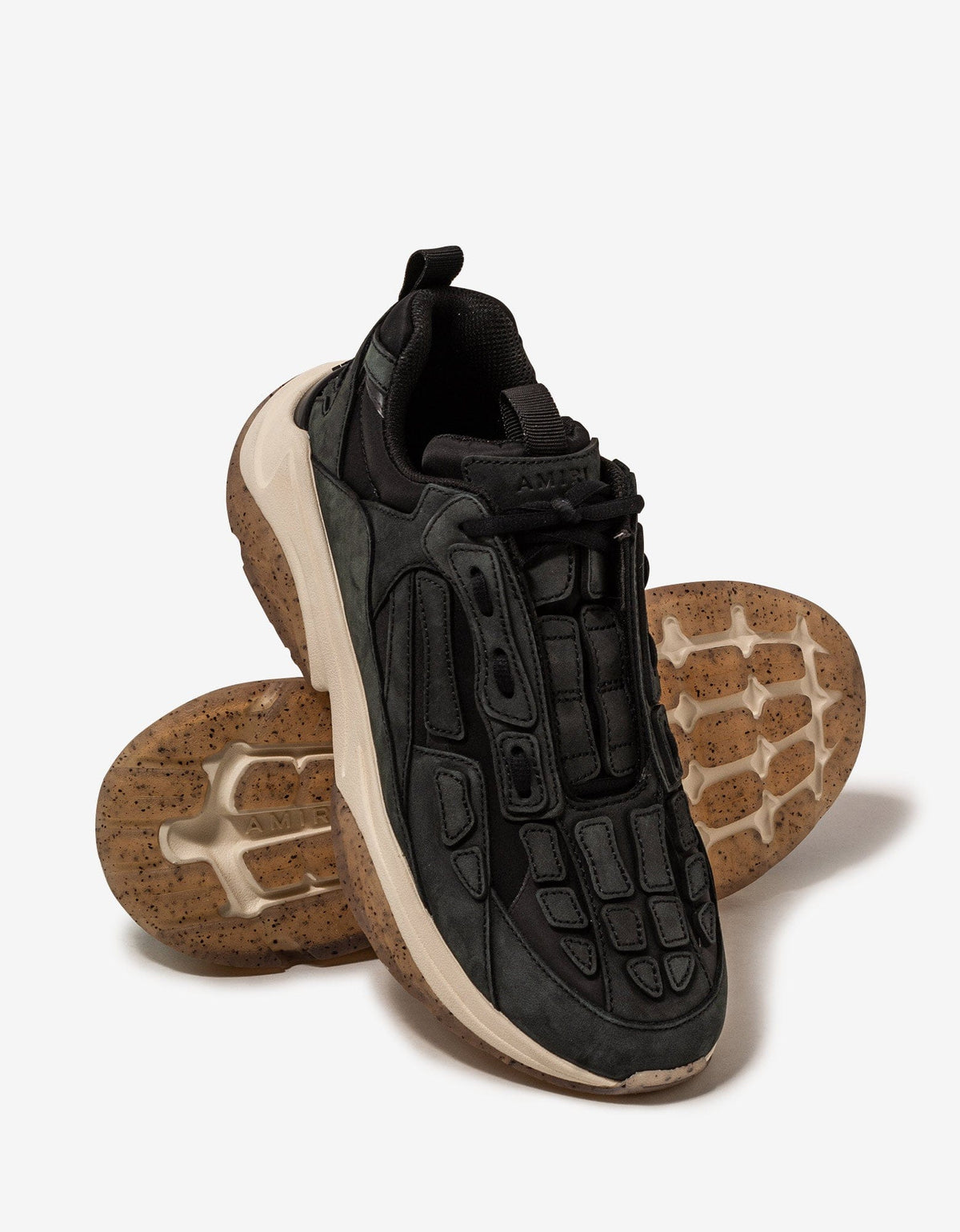 Amiri Bone Runner Black & White Trainers