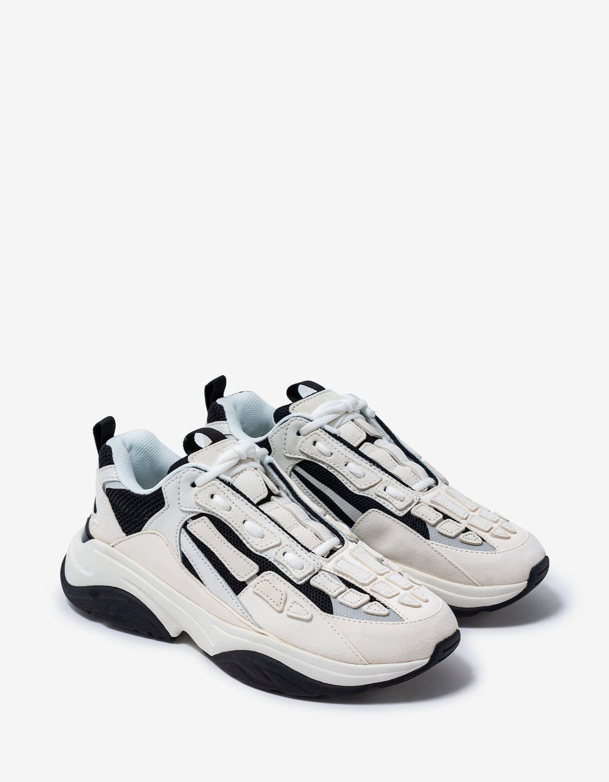 Amiri Bone Runner White & Black Trainers