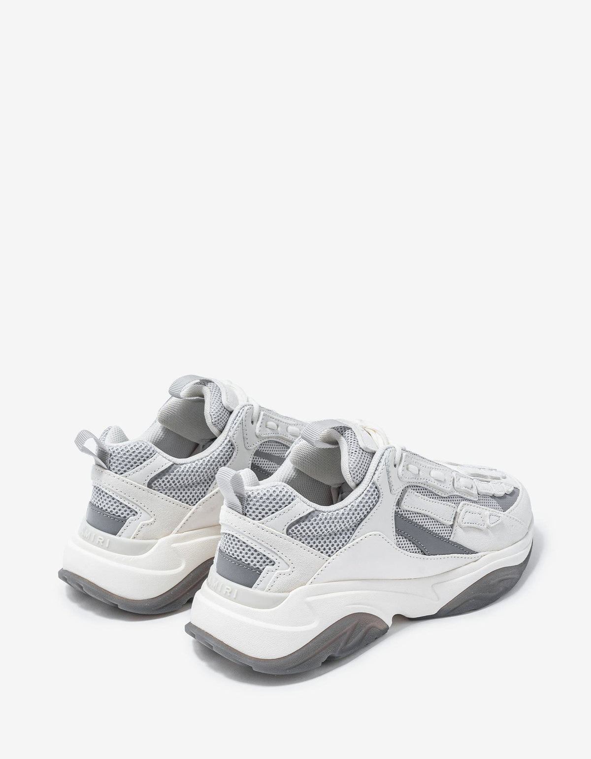 Amiri Bone Runner White & Grey Trainers