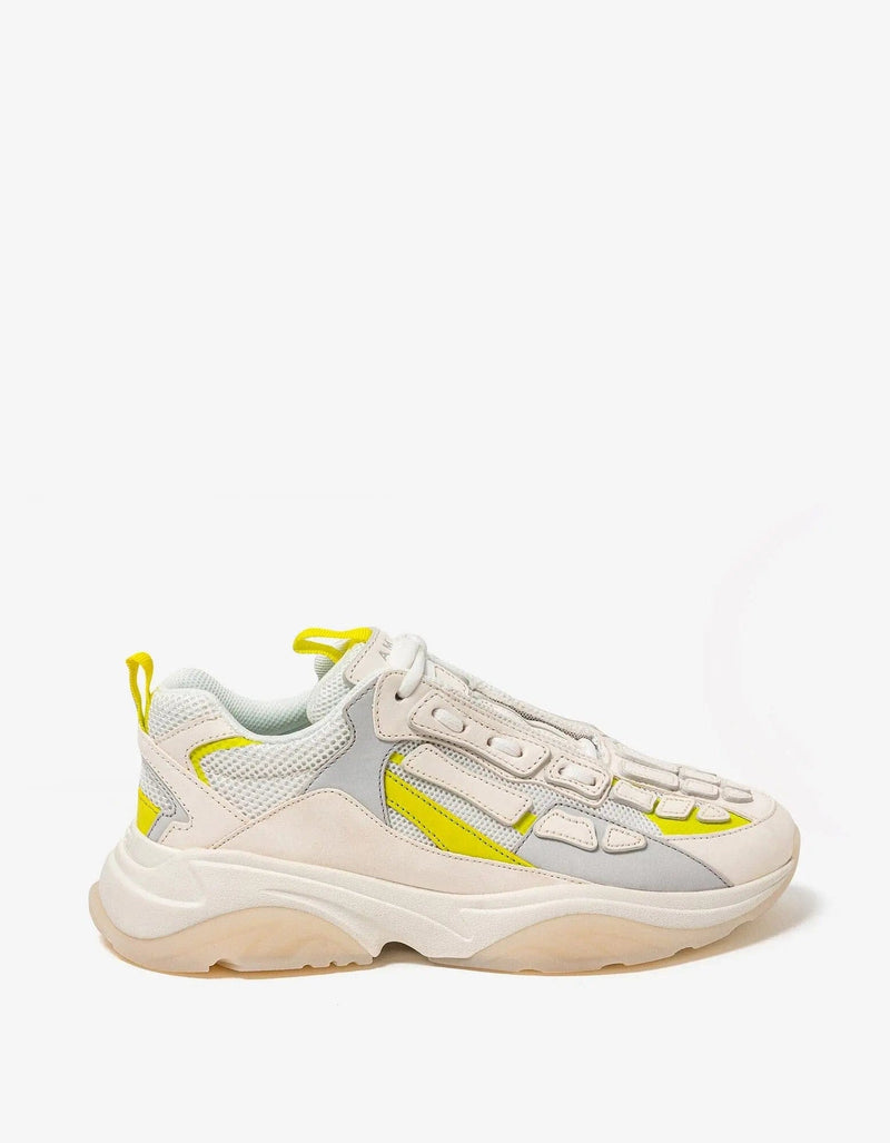 Amiri Bone Runner White & Yellow Trainers