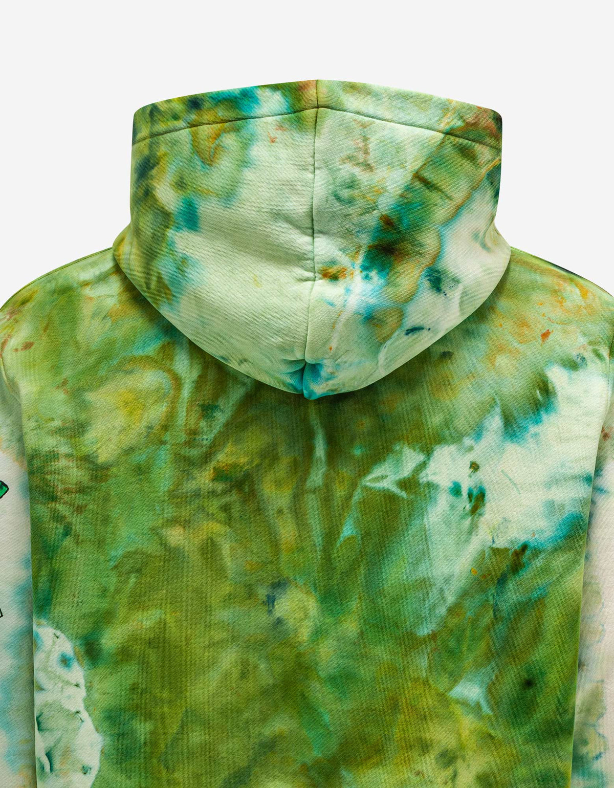 Amiri Green Tie Dye Bones Hoodie