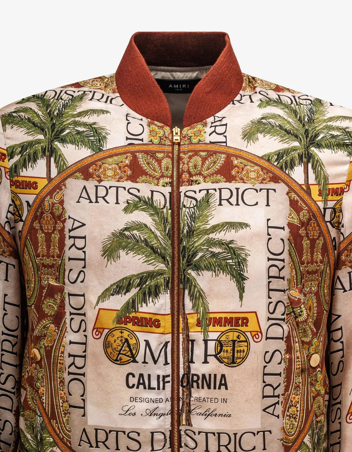 Amiri Rum Label Bomber Jacket Zoo Fashions