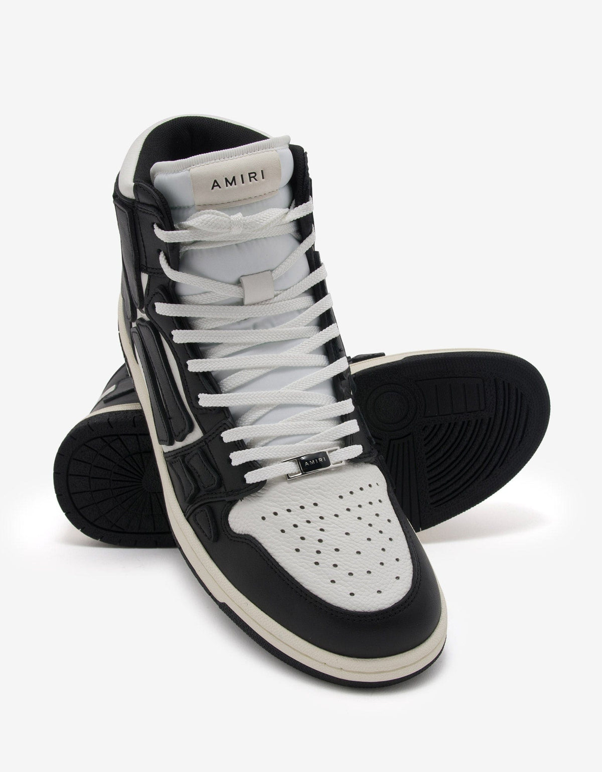 Amiri Skel Top Black & White Trainers