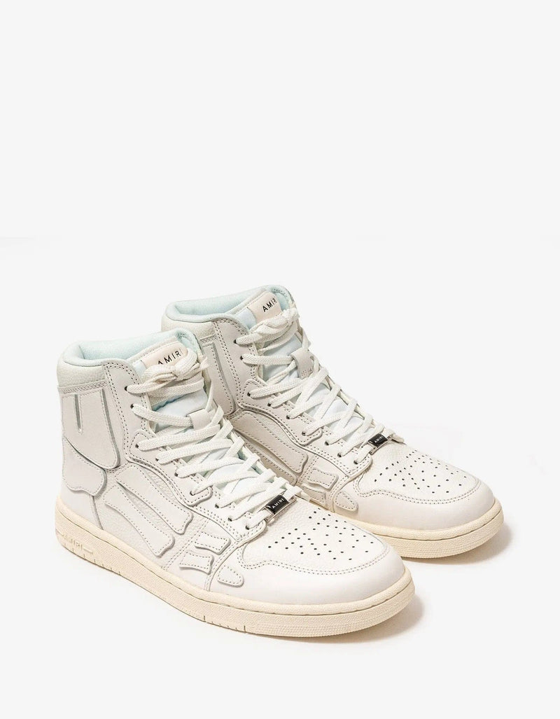 Amiri Skel Top Hi White Trainers