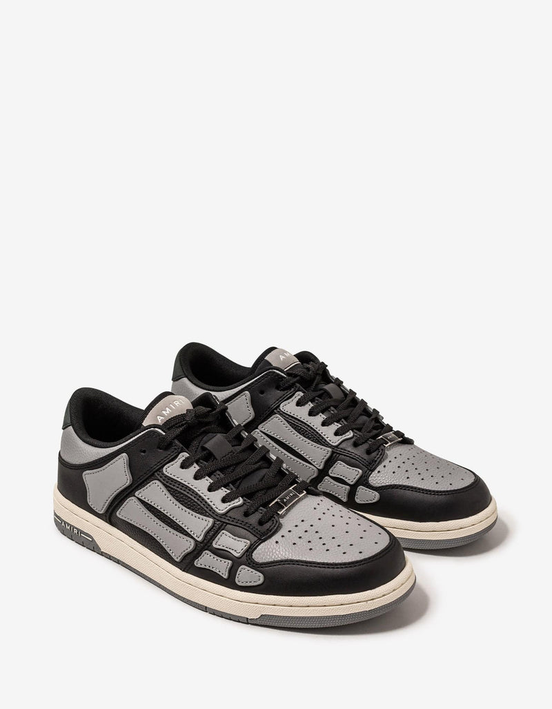 Amiri Skel Top Low Black & Grey Trainers