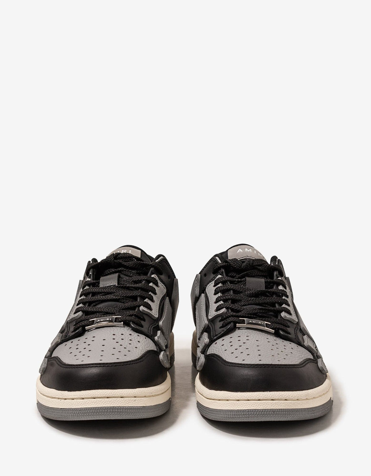 Amiri Skel Top Low Black & Grey Trainers