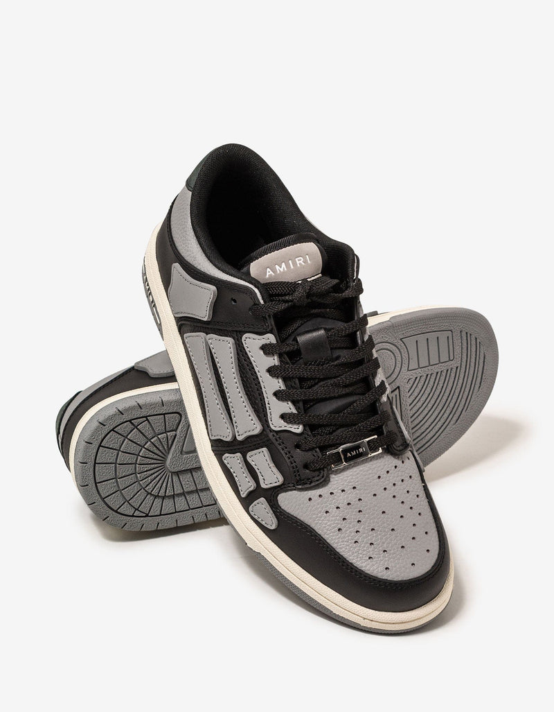 Amiri Skel Top Low Black & Grey Trainers