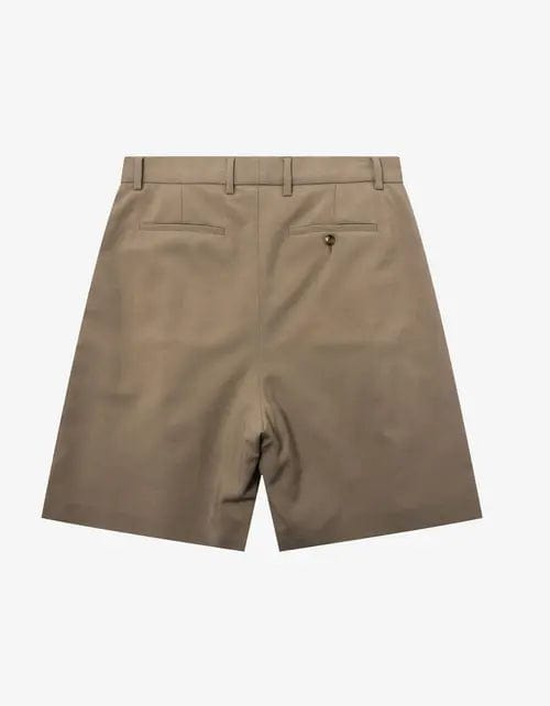 Amiri Tan Double Pleat Shorts