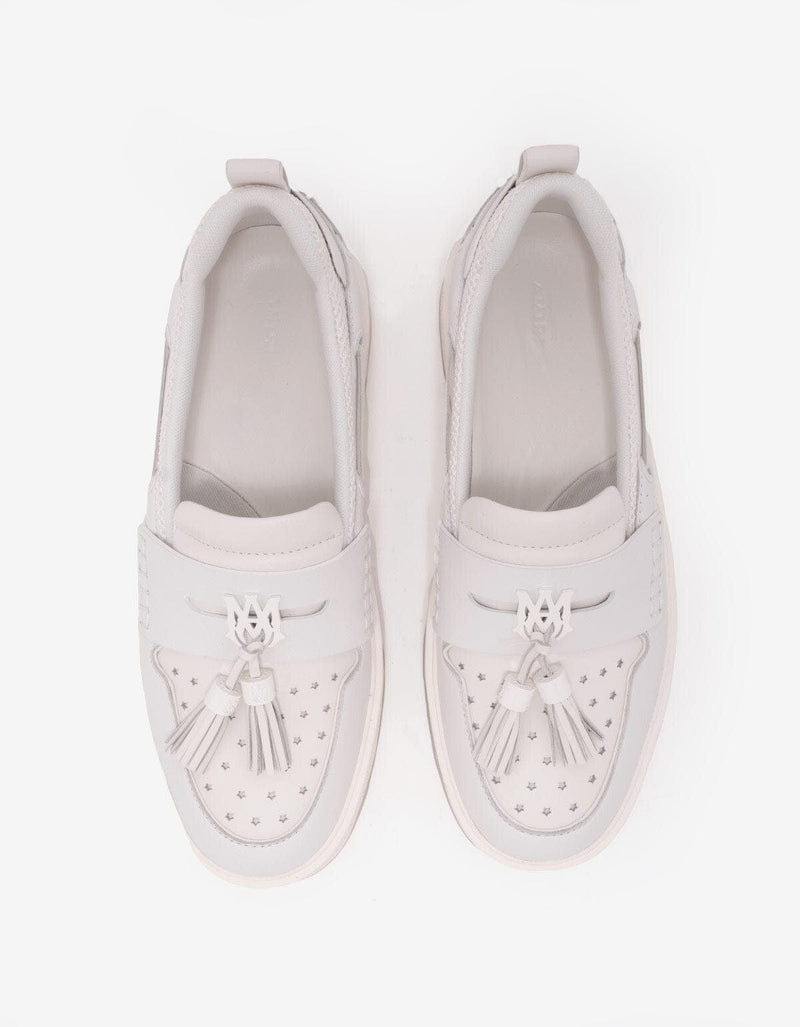 Amiri White MA Tassel Hybrid Loafers