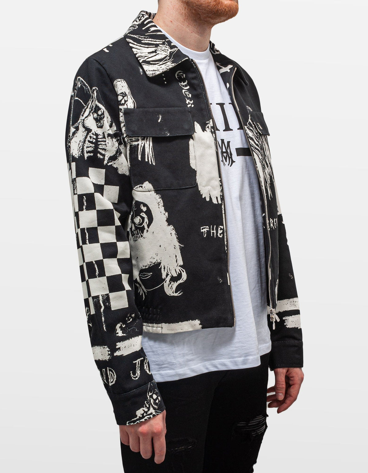 Amiri x Wes Lang Black Sketch Blouson