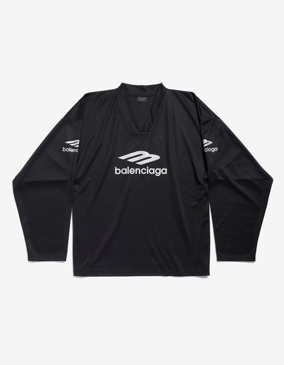 Balenciaga Balenciaga Black 3B Sports Icon Ski Long Sleeve Large T-Shirt