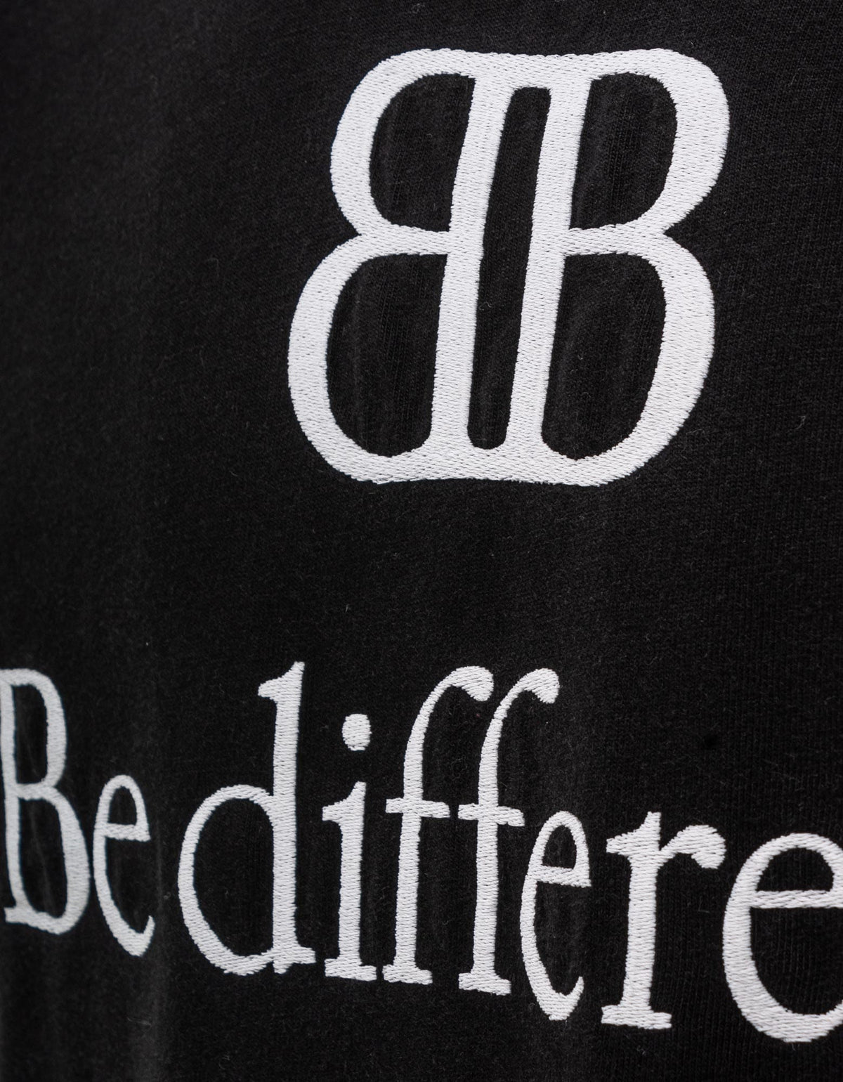 Balenciaga Balenciaga Black BB Logo Be Different T-Shirt