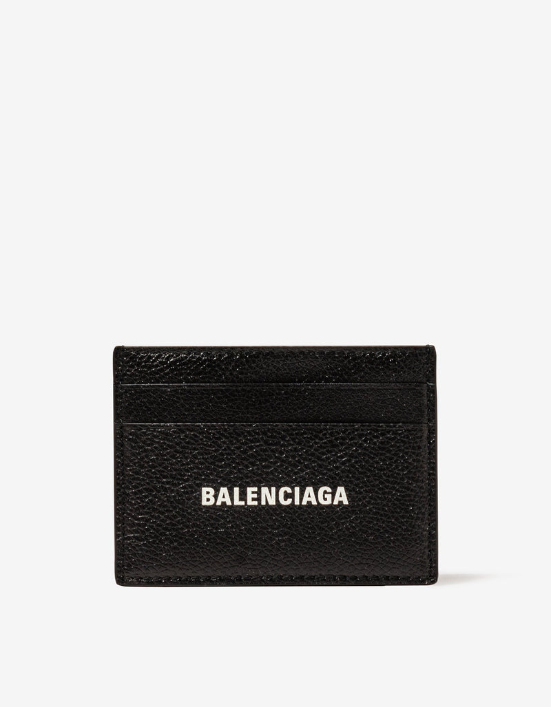 Balenciaga Balenciaga Black Logo Cash Card Holder