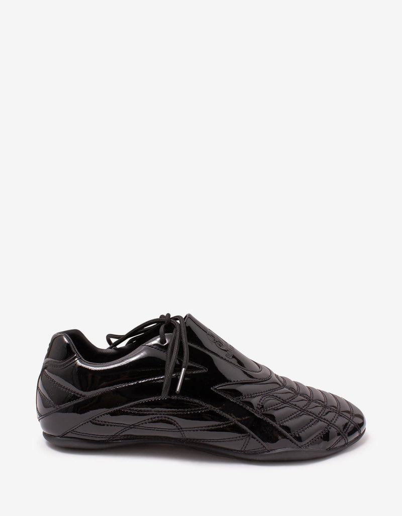 Balenciaga Balenciaga Black Patent Zen Trainers