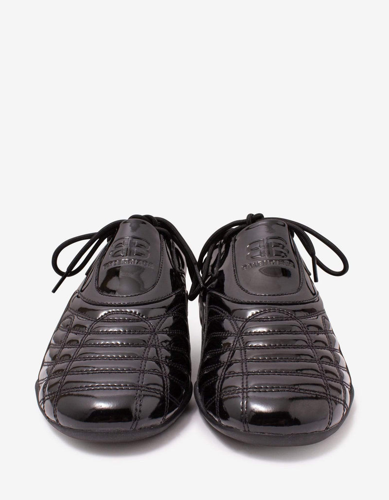 Balenciaga Balenciaga Black Patent Zen Trainers