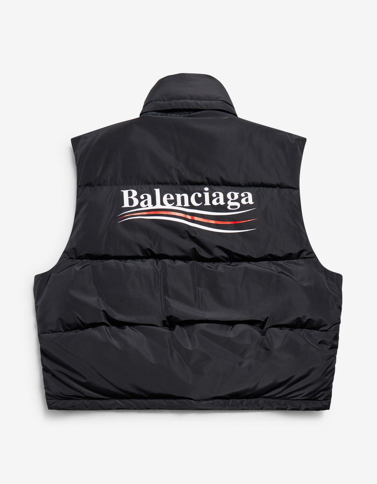 Balenciaga Balenciaga Black Political Campaign Cocoon Puffer Gilet