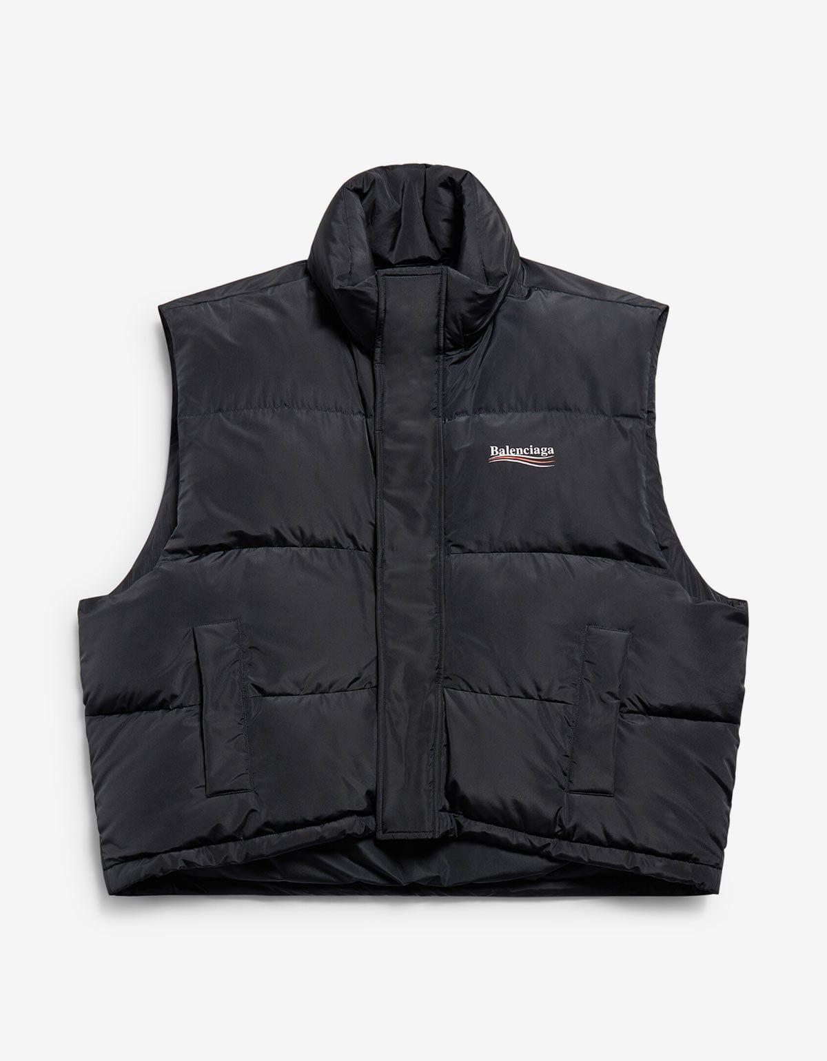 Balenciaga Balenciaga Black Political Campaign Cocoon Puffer Gilet