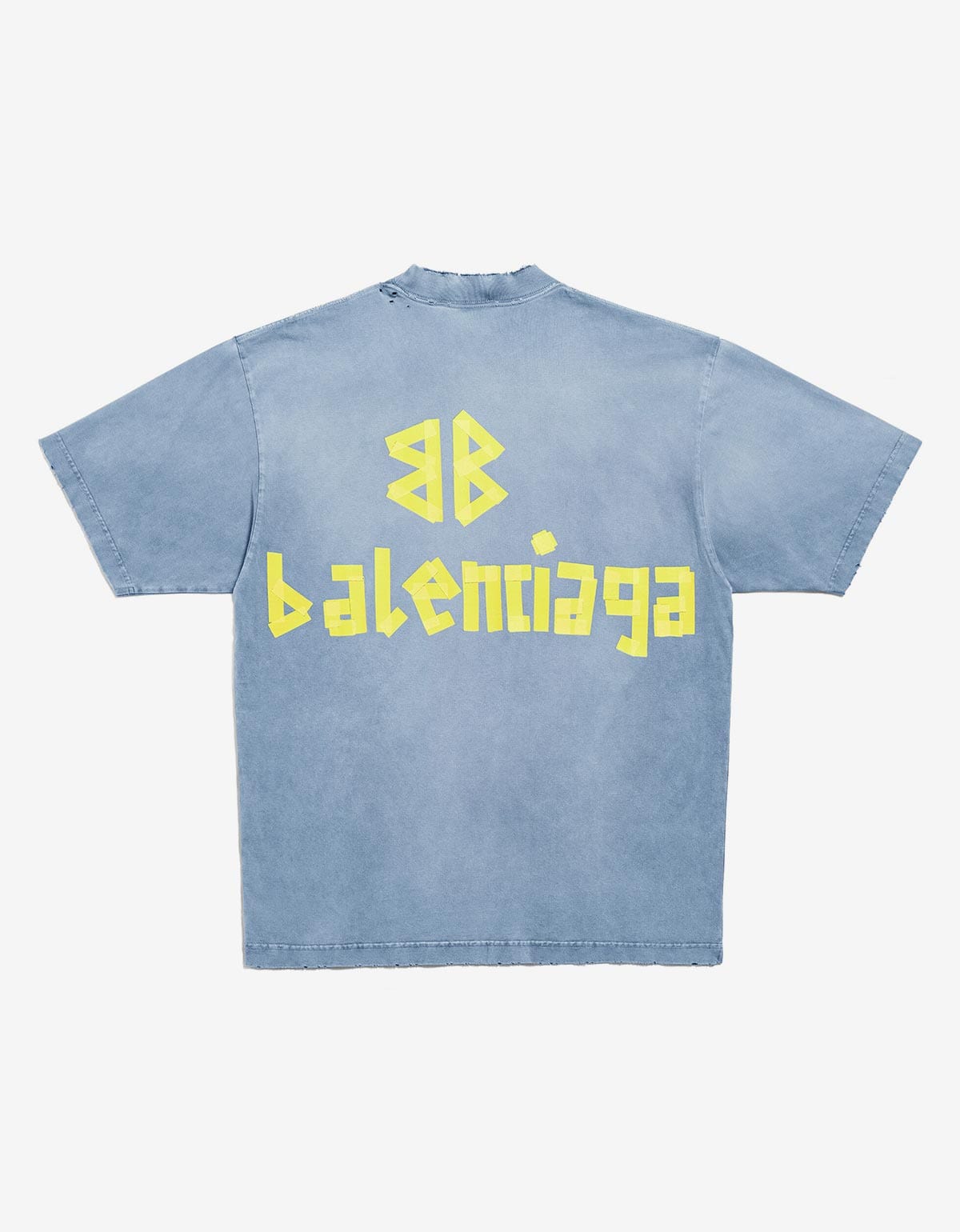 Balenciaga Balenciaga Blue Tape Type Medium T-Shirt