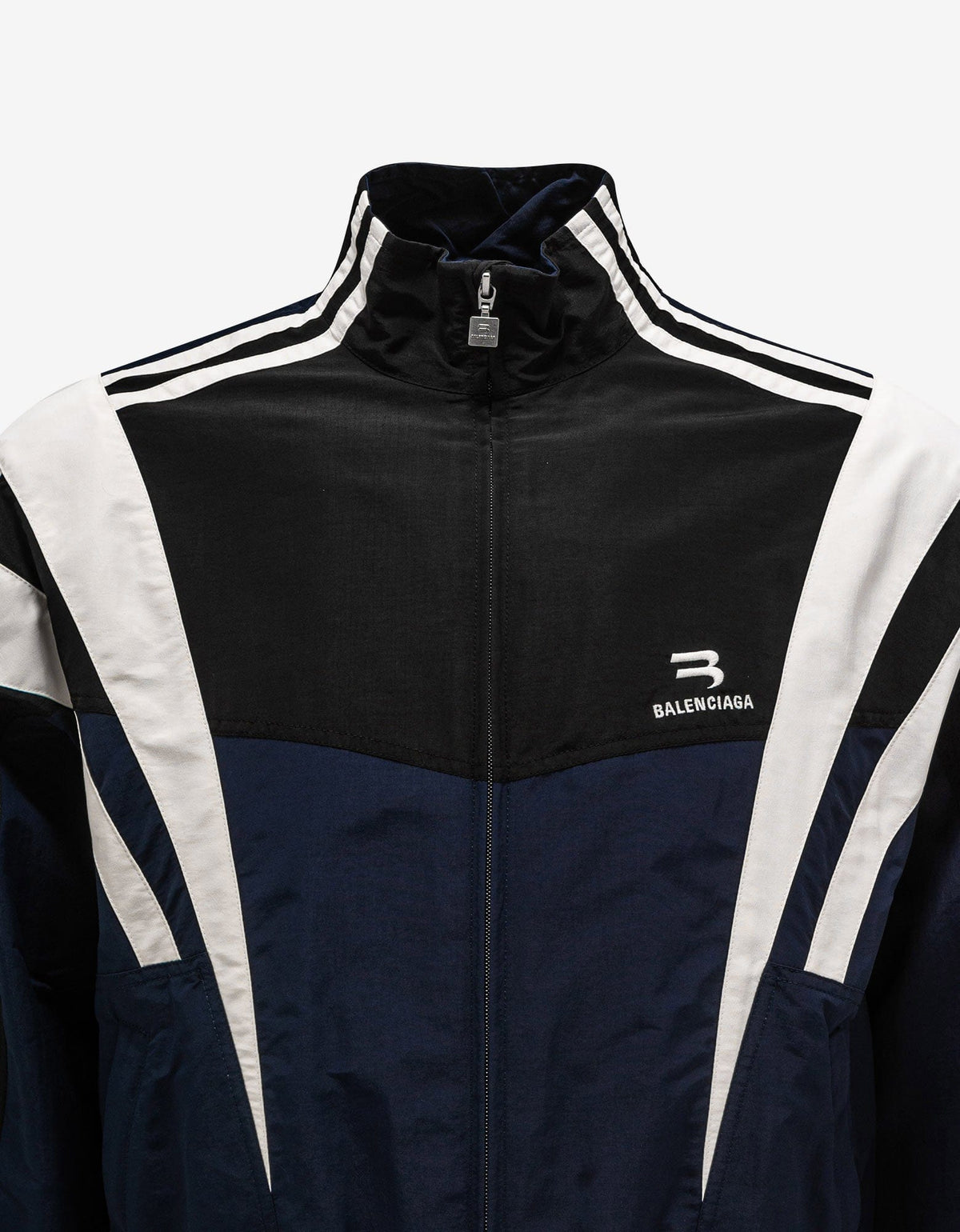 Balenciaga Balenciaga Navy Blue Sporty B Tracksuit Jacket