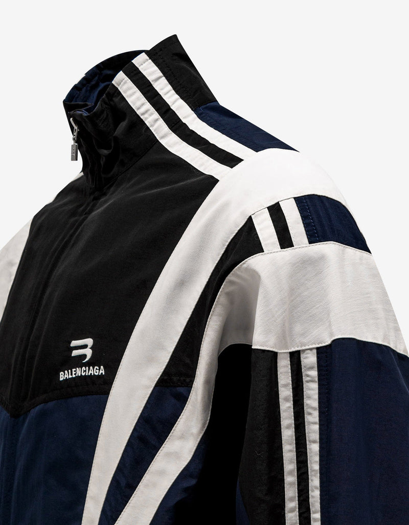 Balenciaga Balenciaga Navy Blue Sporty B Tracksuit Jacket