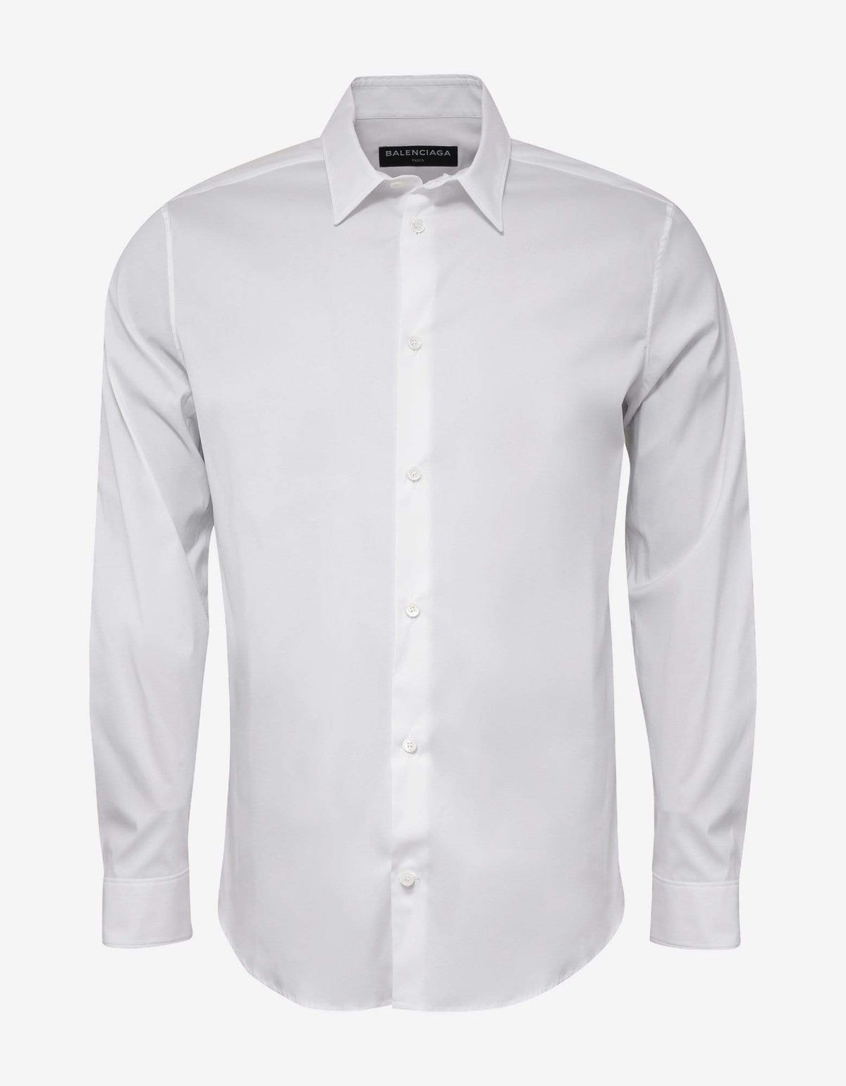 Balenciaga Balenciaga White Slim Fit Shirt