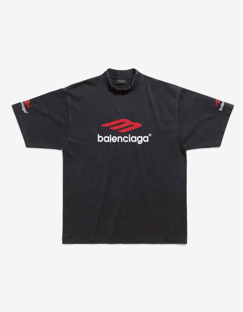 Balenciaga Black 3B Sports Icon Medium T-Shirt