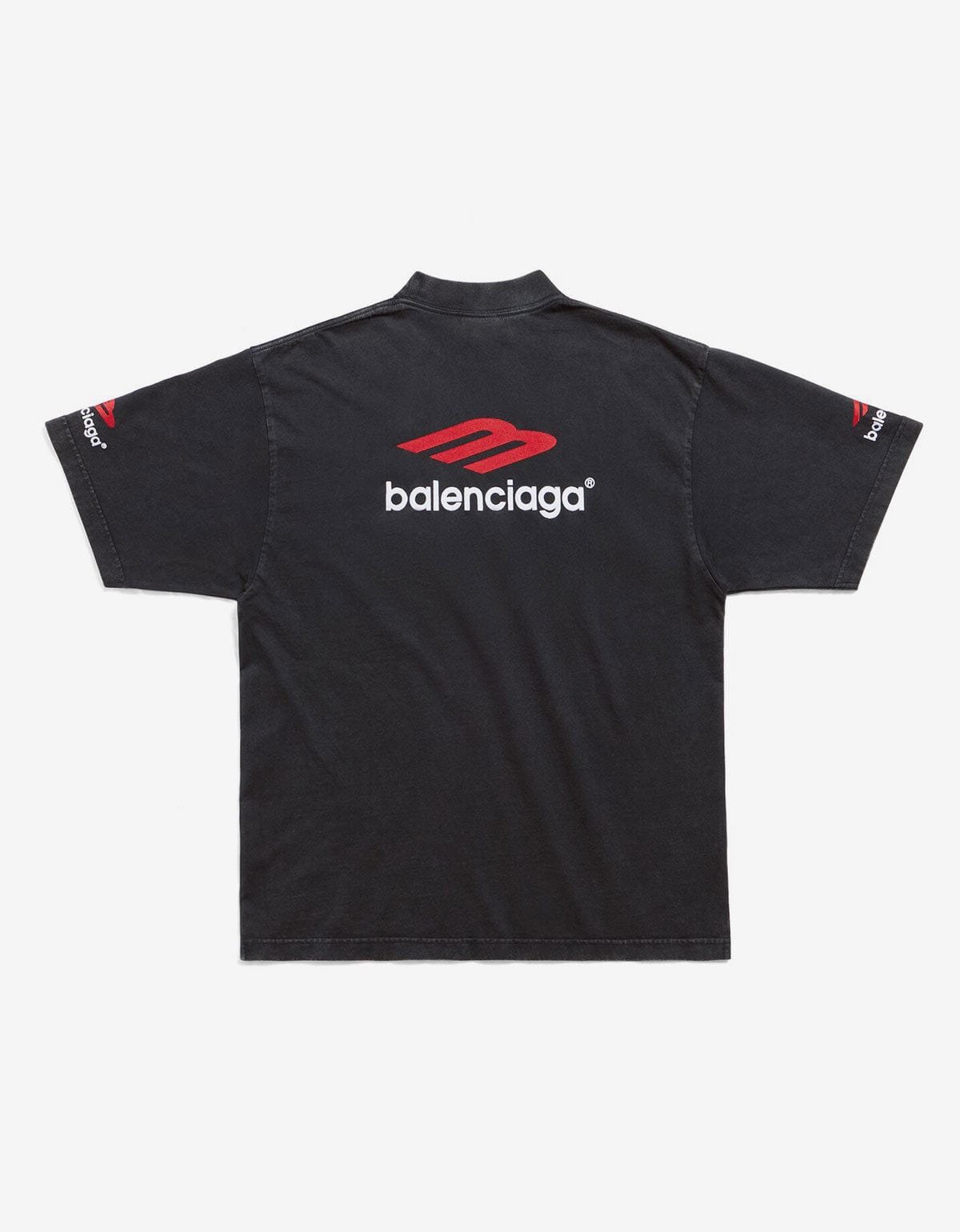 Balenciaga Black 3B Sports Icon Medium T-Shirt