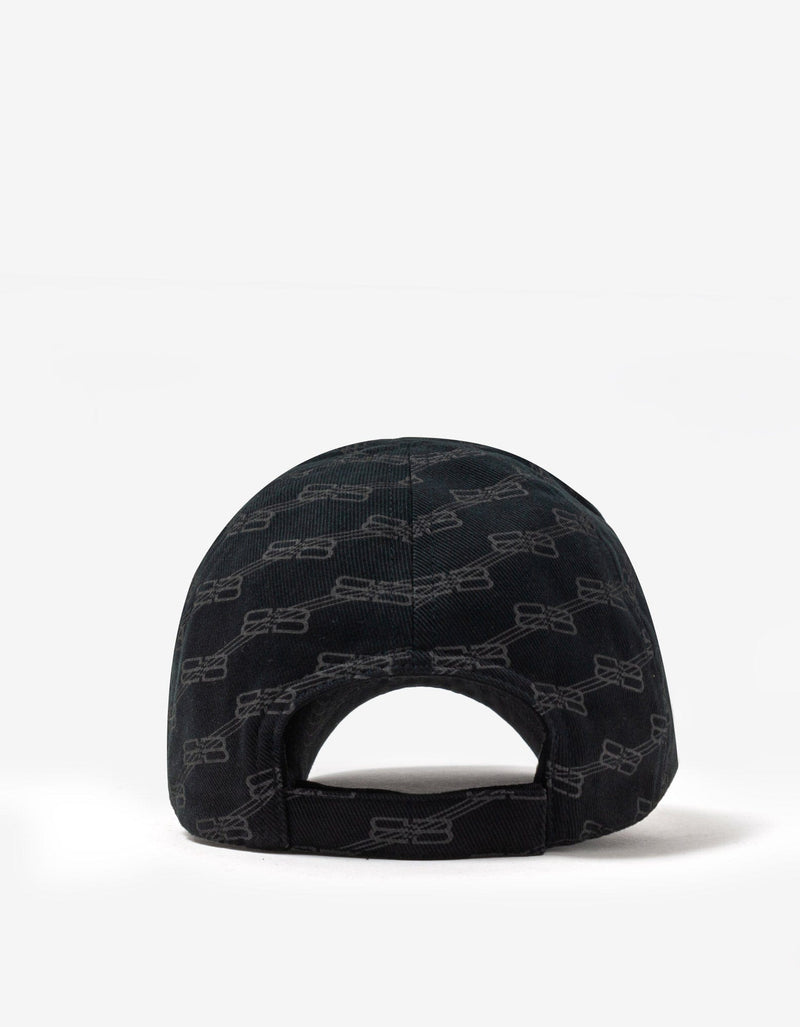 Balenciaga Black BB Monogram Cap