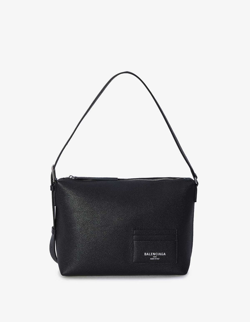 Balenciaga Black Credit Small Messenger Bag