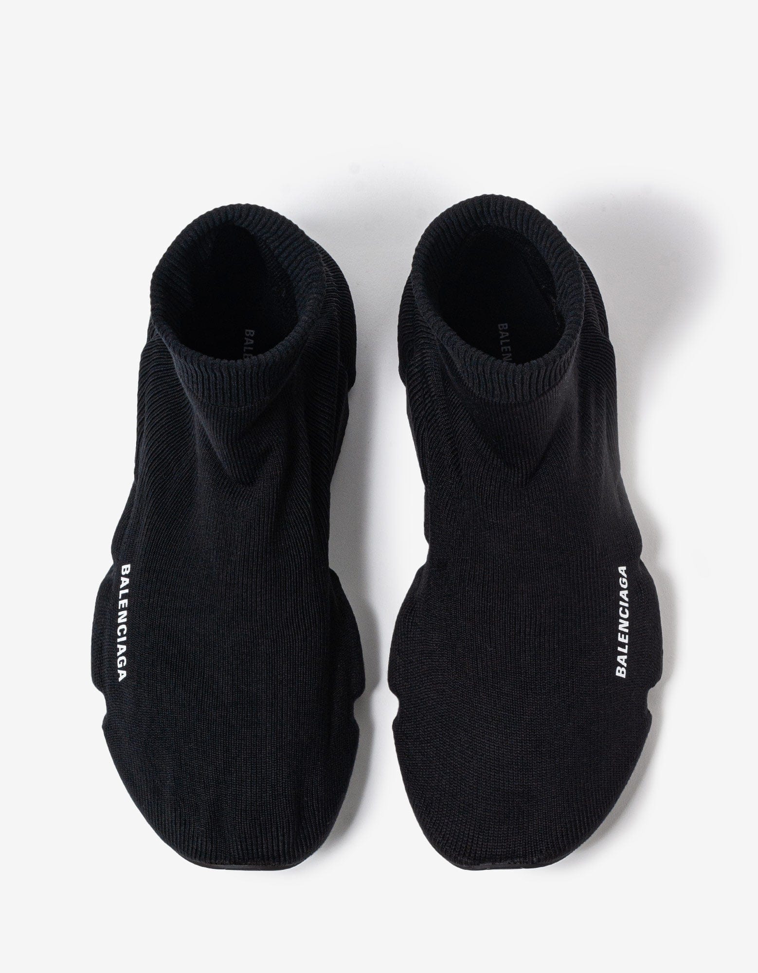 Balenciaga Black Full Knit Speed Trainers Zoo Fashions