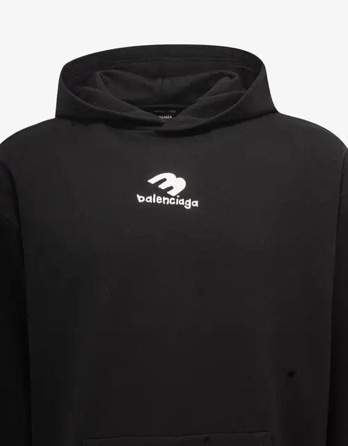 Balenciaga Black Hand Drawn 3B Bal Hoodie