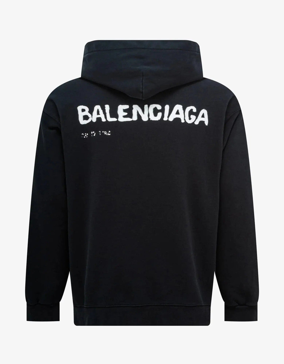 Balenciaga black hoodie sale