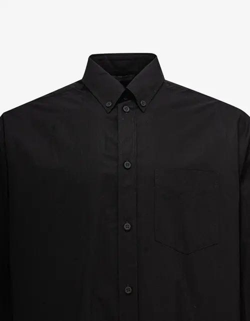 Balenciaga Black Logo Oversized Shirt