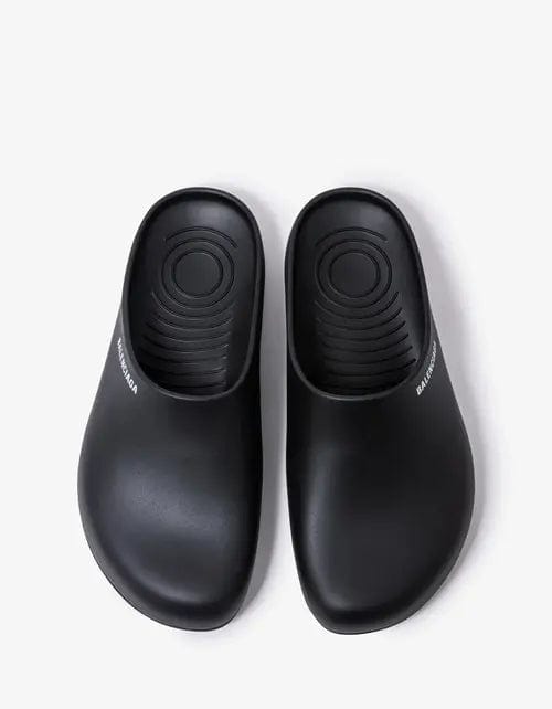 Balenciaga Black Mule Slide Sandals