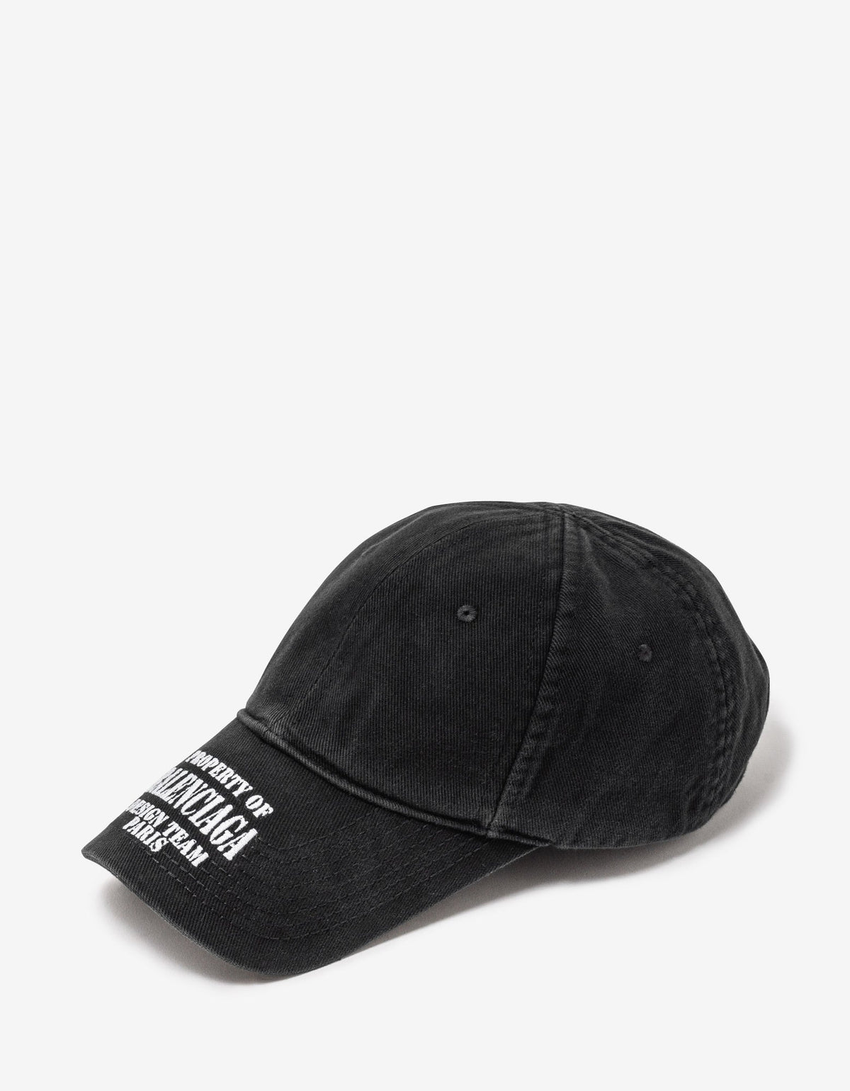 Balenciaga Black Property Logo Cap