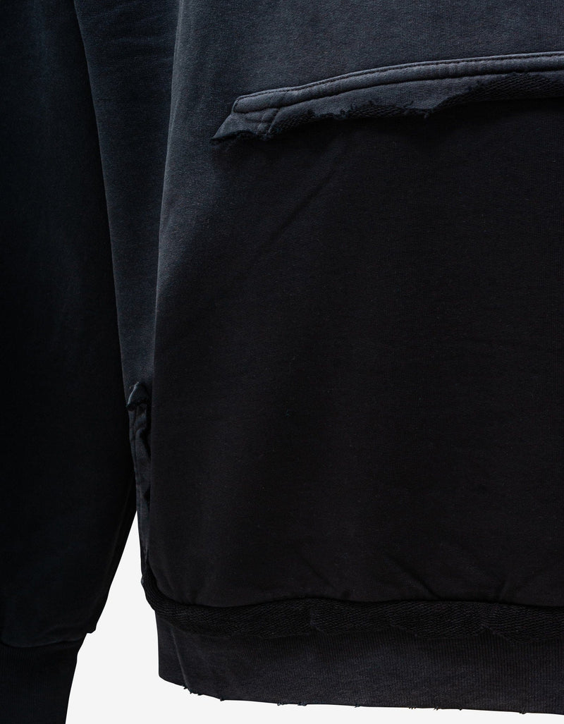 Balenciaga Black Tape Type Oversized Hoodie