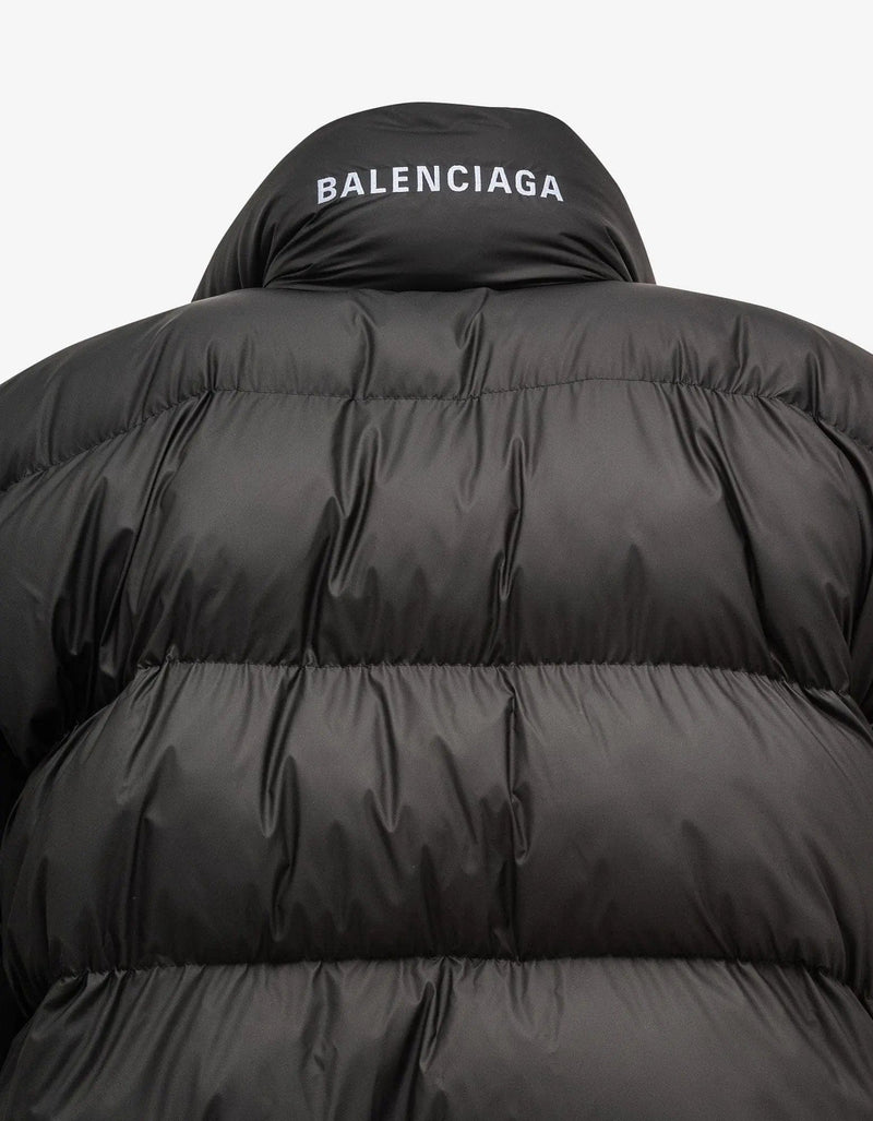 Balenciaga Black Wrap Puffer Jacket