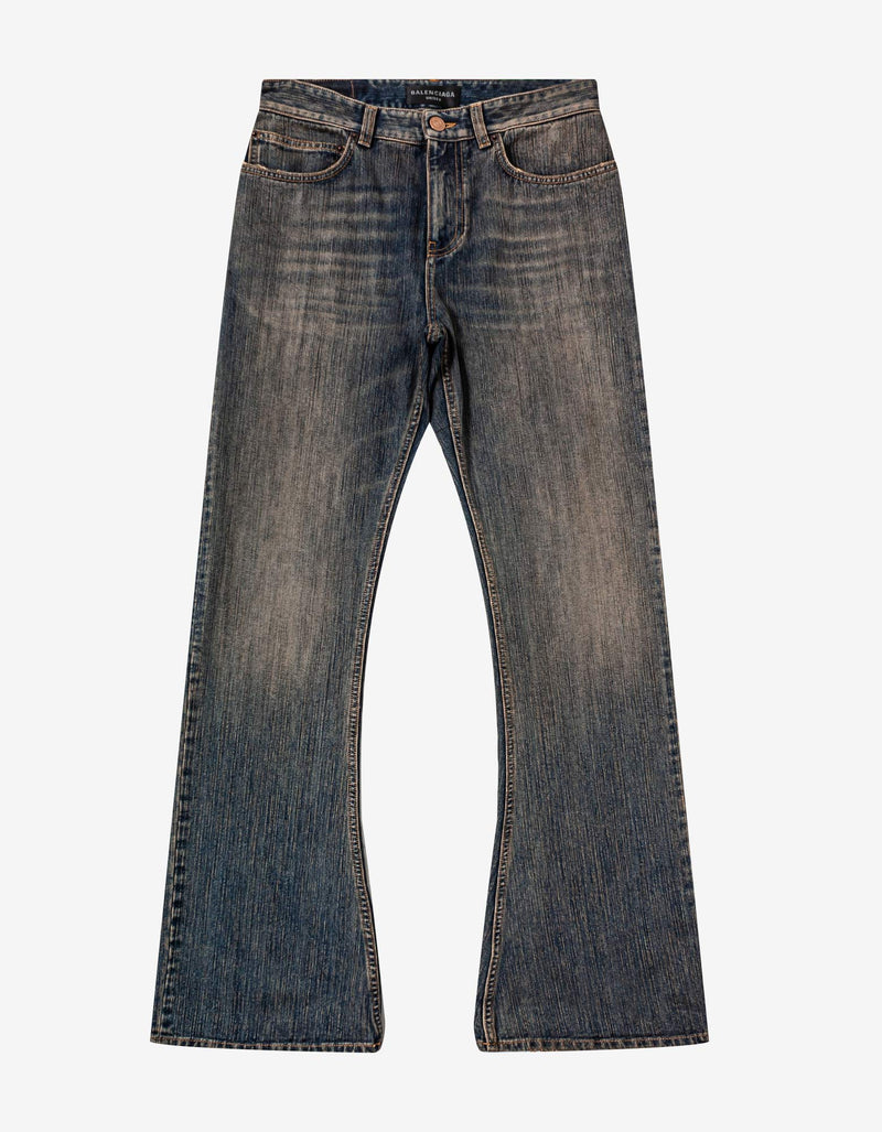 Balenciaga Blue Bootcut Jeans