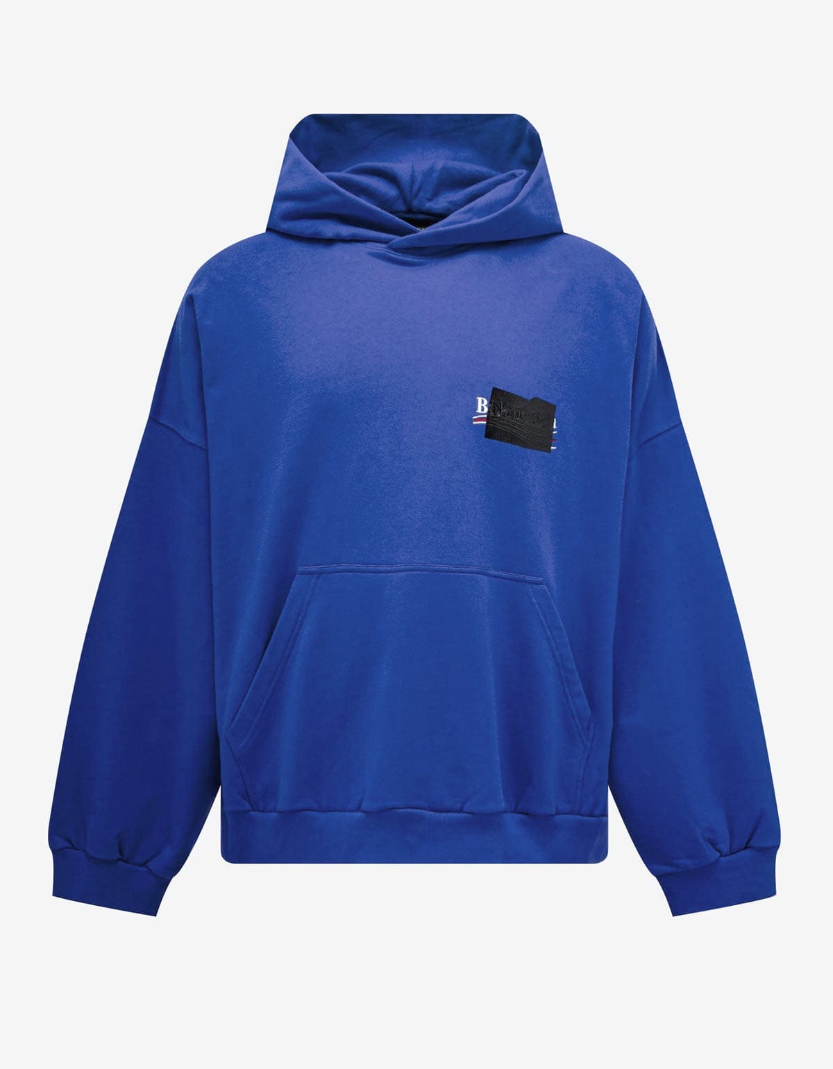 Balenciaga Blue Gaffer Logo Large Hoodie