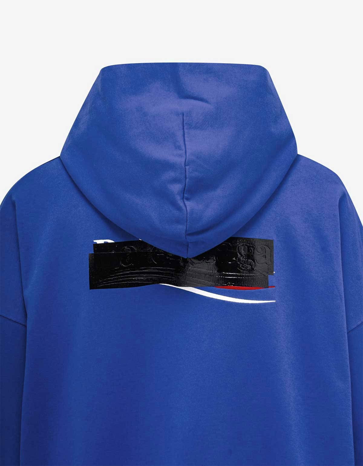 Balenciaga Blue Gaffer Logo Large Hoodie