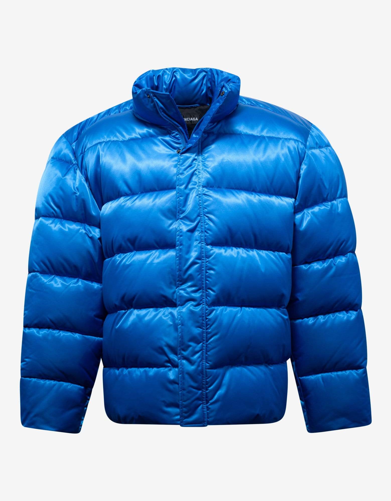 Balenciaga Blue Pinched Puffer Jacket Zoo Fashions