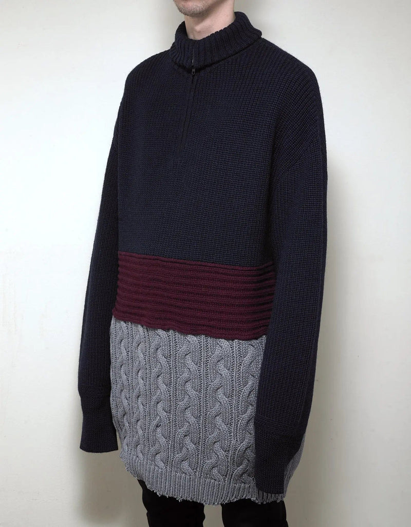 Balenciaga Multi-Panelled Long Knitwear