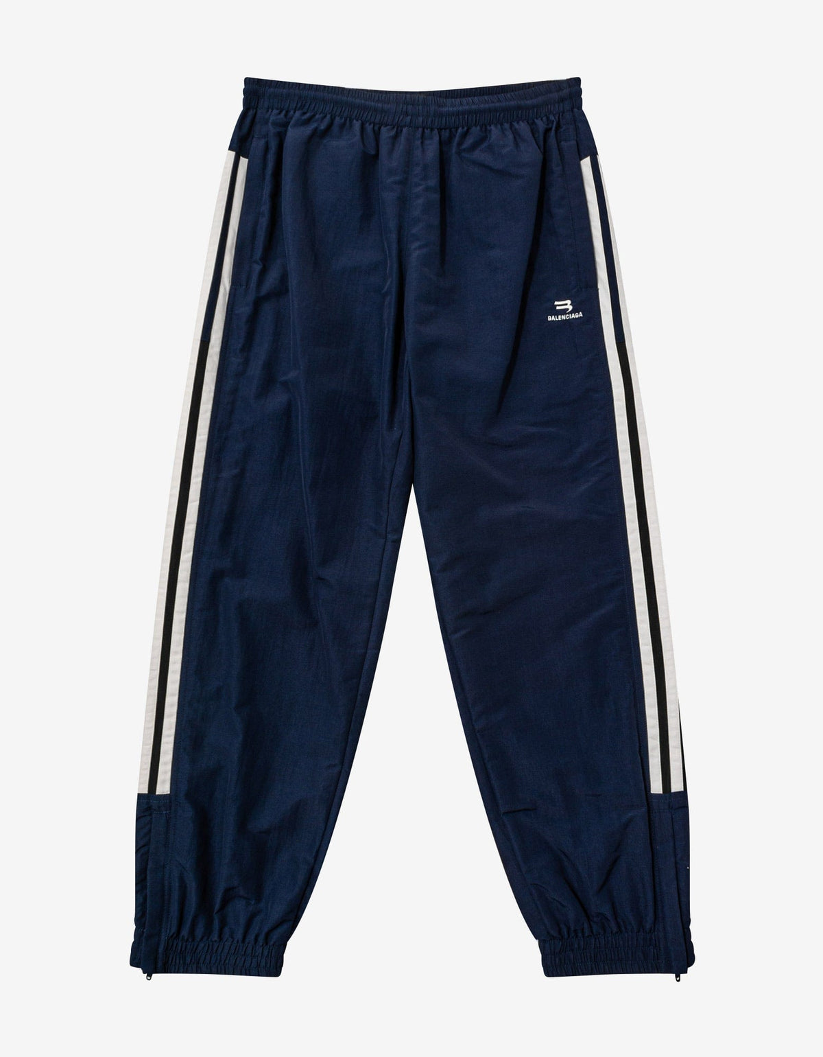 Balenciaga Navy Blue Sporty B Tracksuit Pants