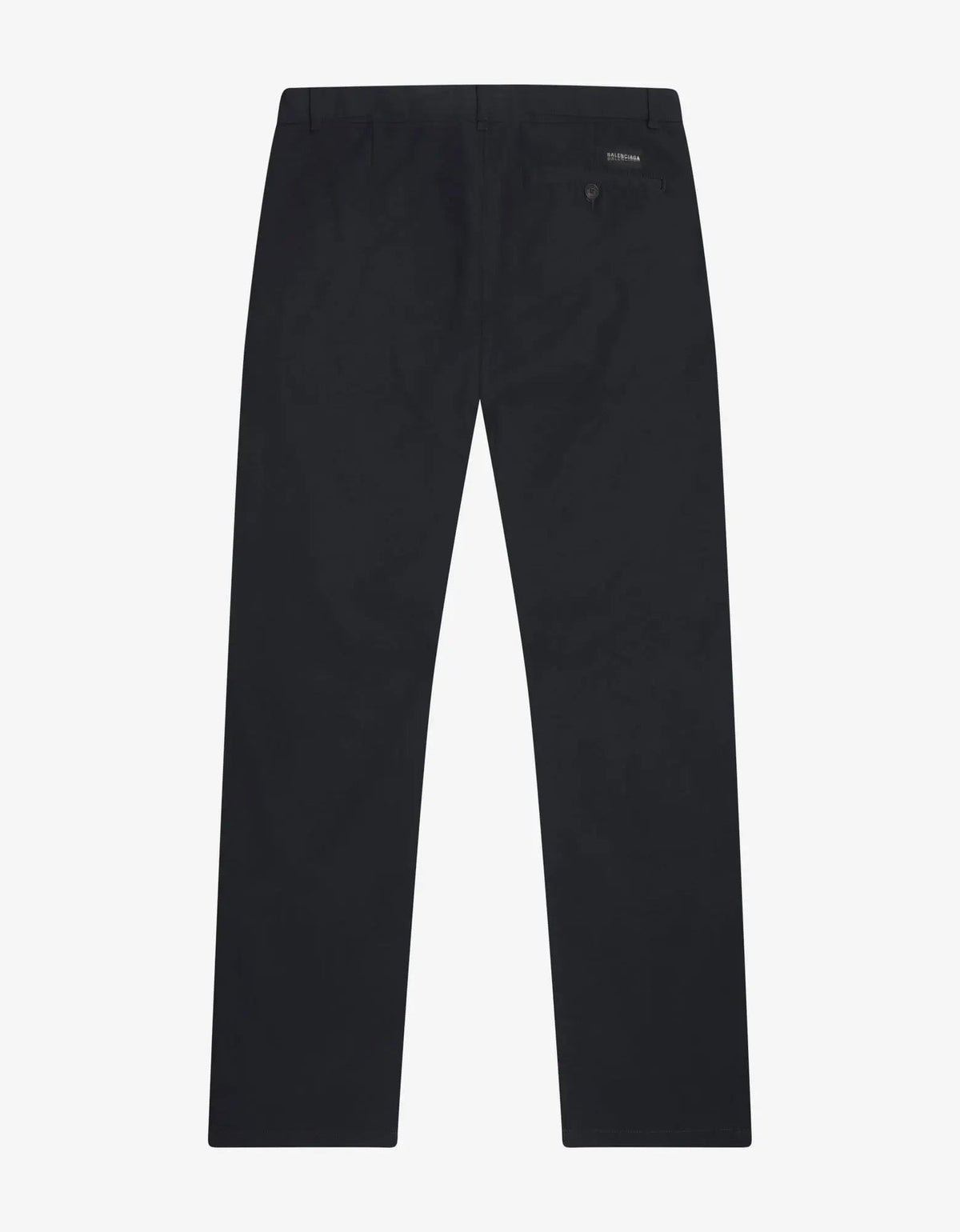 Balenciaga Navy Blue Wide Leg Chino Trousers